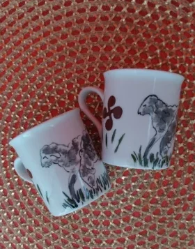 Mini-mug 13cl Brebis Lauburu