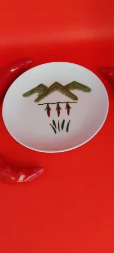 ASSIETTE 15 CM PIMENT