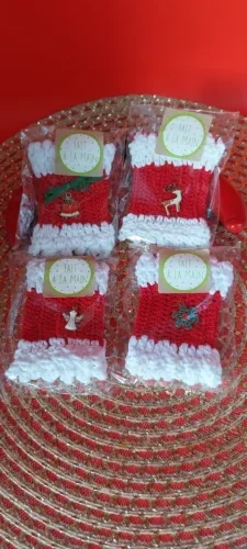 LOT 4 BRACELETS DE COUVERTS NOEL