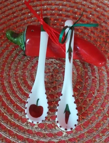 2 CUILLERES 13CM