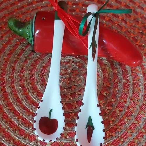2 CUILLERES 13CM