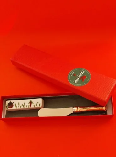 ENSEMBLE PORTE-COUTEAU COCCINELLE