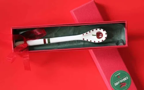 COFFRET CUILLERE 17CM CERISE