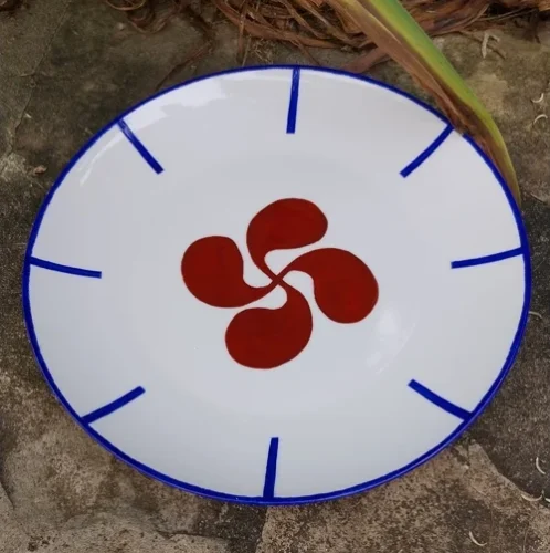 ASSIETTE 27,5 CM LAUBURU ROUGE