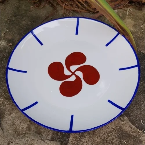 ASSIETTE 27,5 CM LAUBURU ROUGE