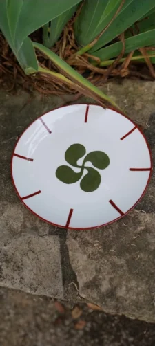 ASSIETTE 27,5CM LAUBURU VERT