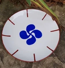 ASSIETTE 27,5cm LAUBURU BLEU