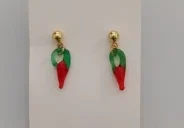 PUCES D'OREILLES PIMENT